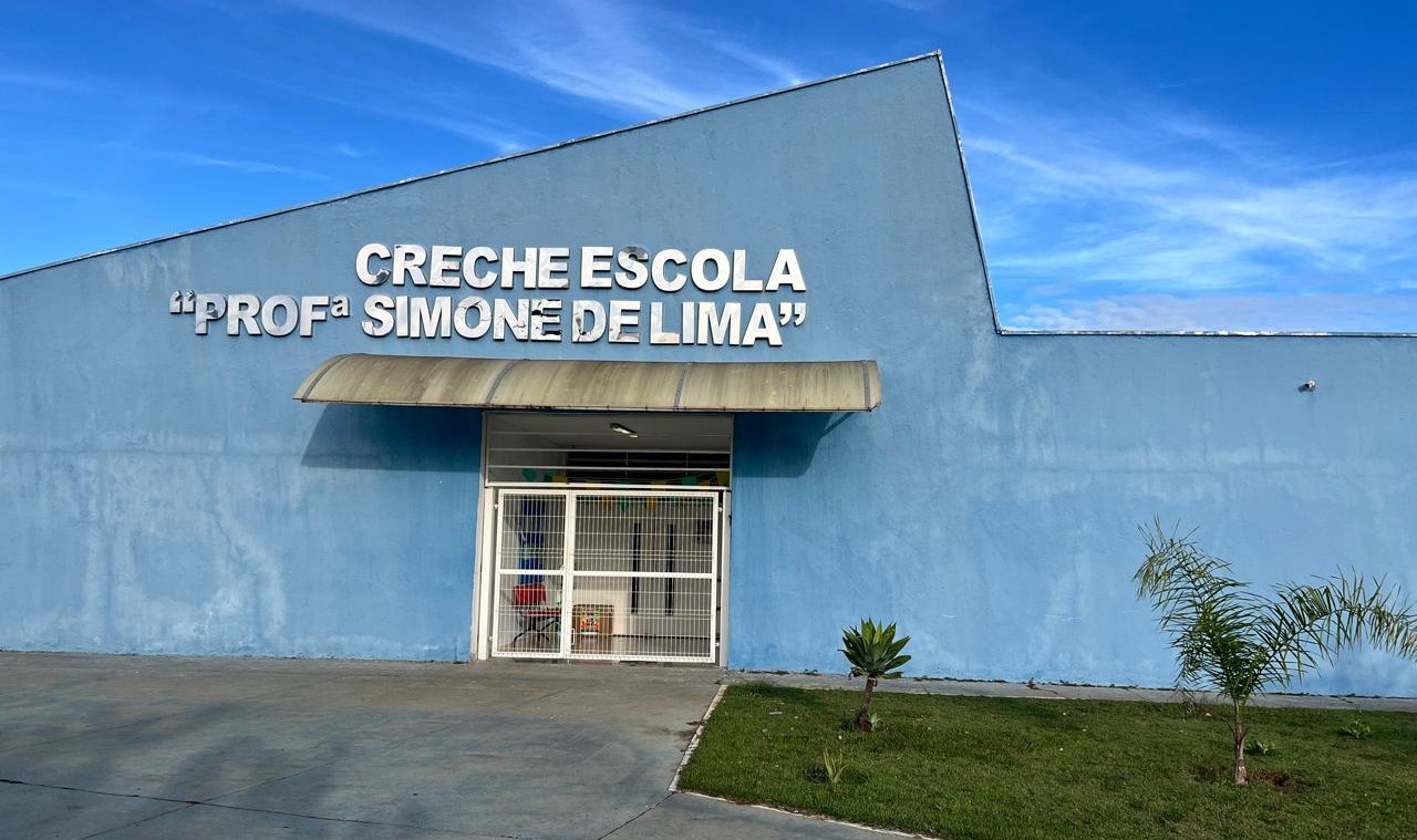 Fachada da Creche Escola Profª Simone de Lima