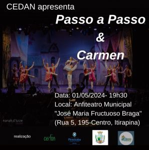 Peça de Ballet: Passo a Passo & Carmen