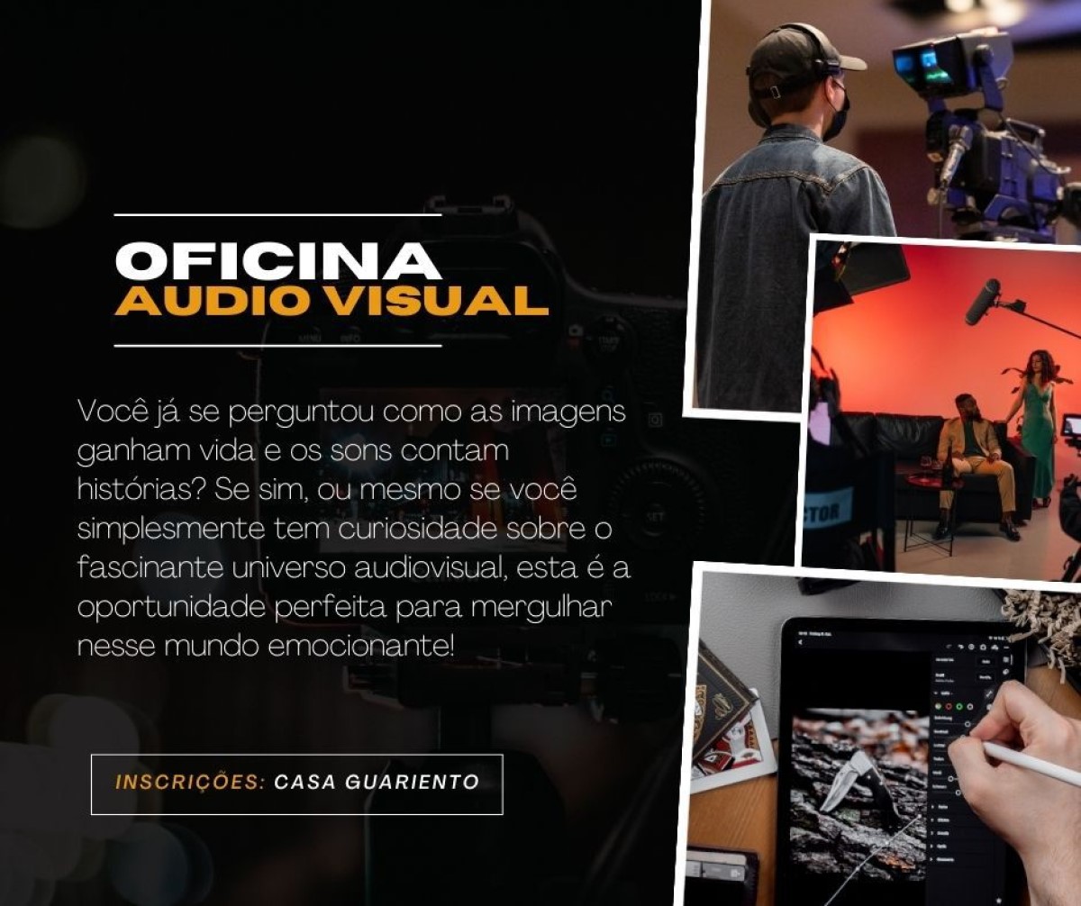 Você já se perguntou como as imagens ganham vida e os sons contam histórias? Se sim, ou mesmo se você simplesmente tem curiosidade sobre o fascinante universo audiovisual, esta é a oportunidade perfeita para mergulhar nesse mundo emocionante!