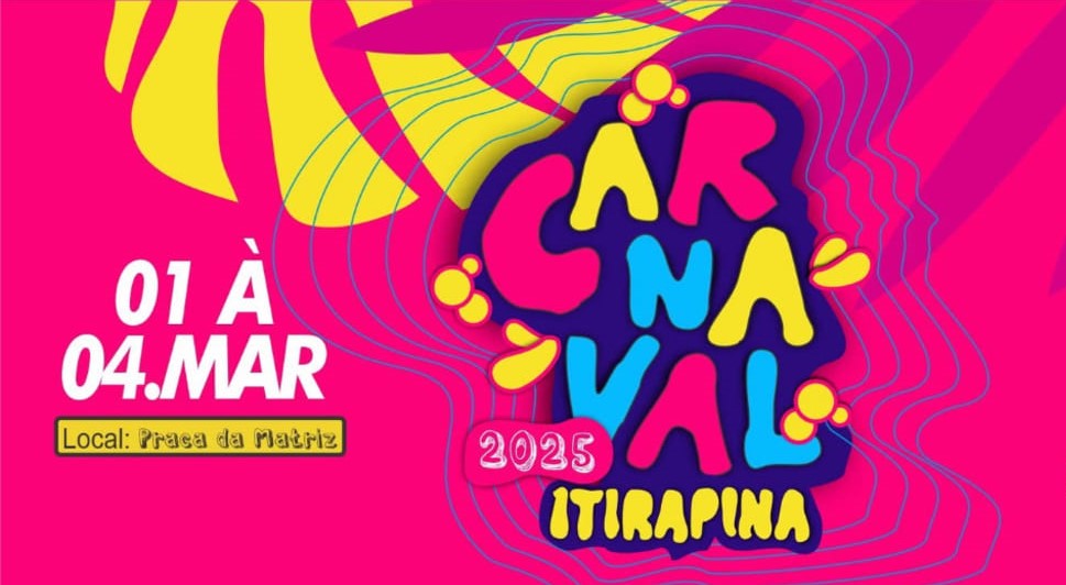Programação de carnaval Itirapina 2025