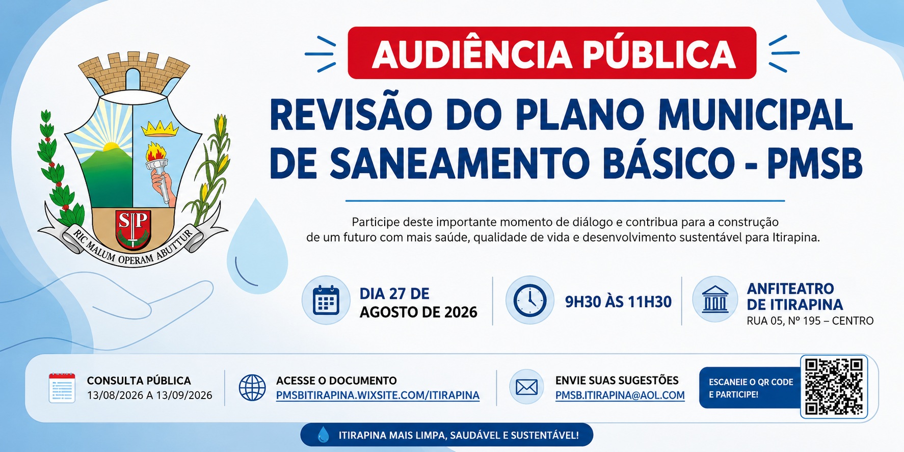 Revisão do Plano Municipal de Saneamento Básico